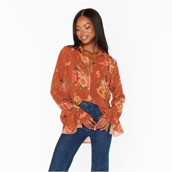 SHOW ME YOUR MUMU Carmela Top In Garden Harvest - Picture 2 of 8